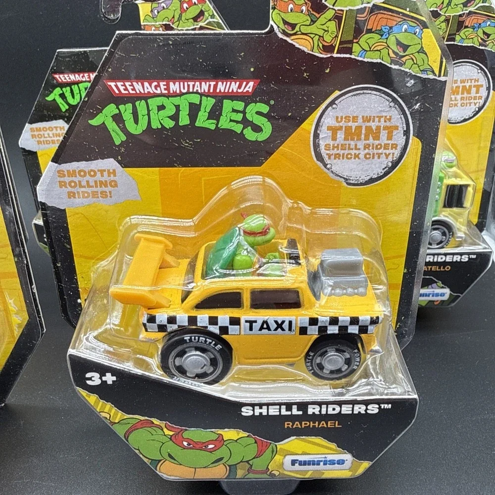 New TMNT Teenage Mutant Ninja Turtles Shell Riders Funrise Diecast Set 5 Cars